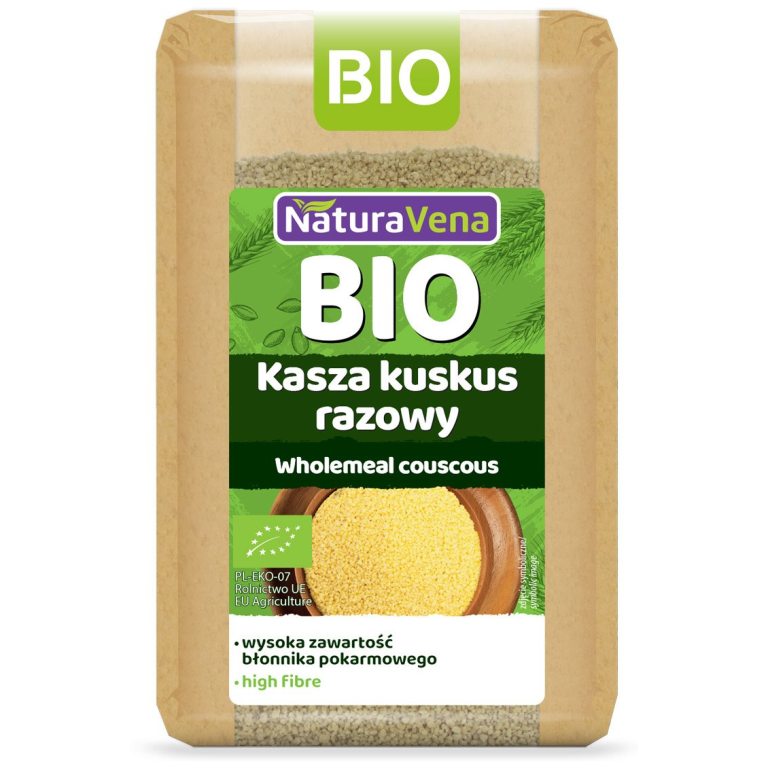 KASZA KUSKUS RAZOWY BIO 400 g - NATURAVENA