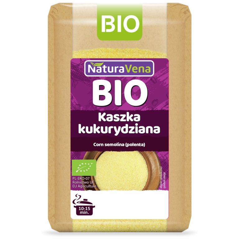 KASZKA KUKURYDZIANA BIO 400 g - NATURAVENA