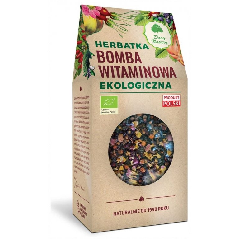 HERBATKA BOMBA WITAMINOWA BIO 200 g - DARY NATURY