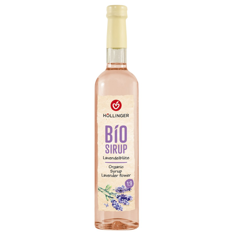 SYROP O SMAKU LAWENDY BIO 500 ml - HOLLINGER