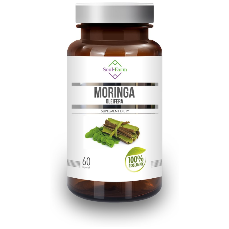 MORINGA EKSTRAKT (400 mg) 60 KAPSUŁEK - SOUL FARM