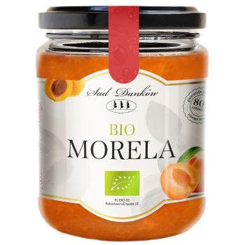 MORELA 80 % Z CUKREM TRZCINOWYM BIO 270 g - SAD DANKÓW