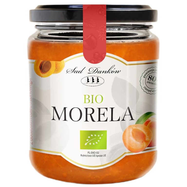 MORELA 80 % Z CUKREM TRZCINOWYM BIO 270 g - SAD DANKÓW