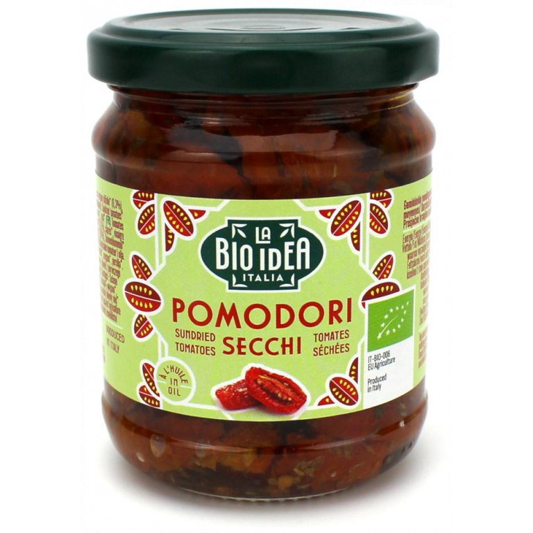 POMIDORY SUSZONE W OLEJU BIO 190 g (130 g) - LA BIO IDEA