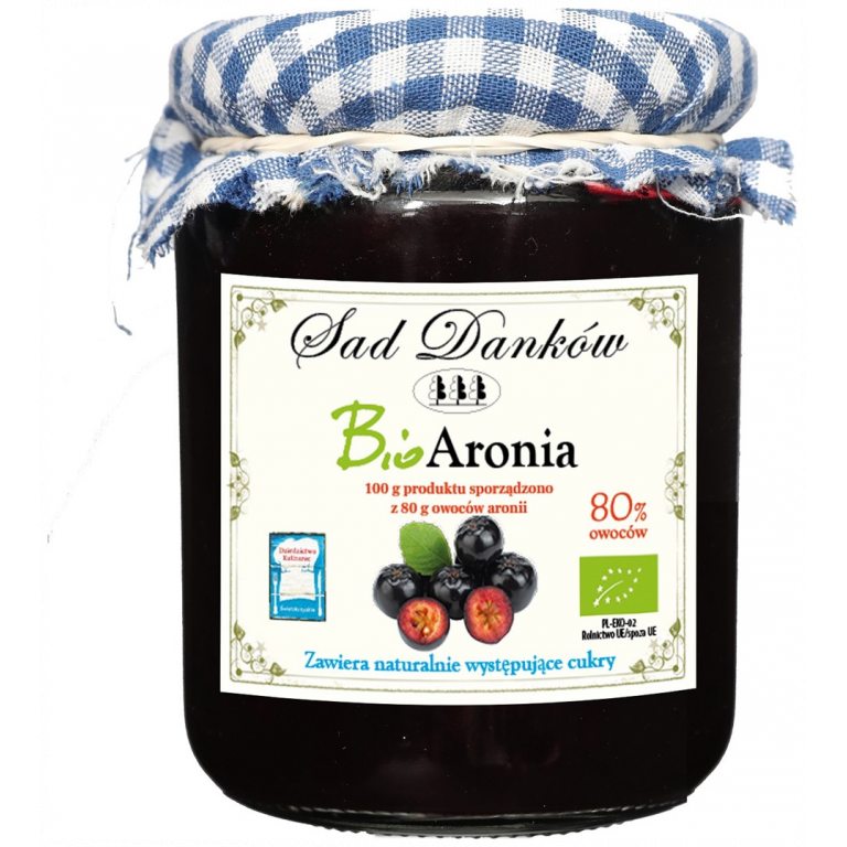 ARONIA 80 % BIO 260 g - SAD DANKÓW