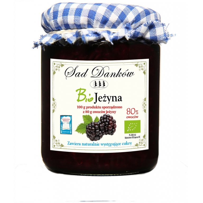 JEŻYNA 80 % BIO 260 g - SAD DANKÓW