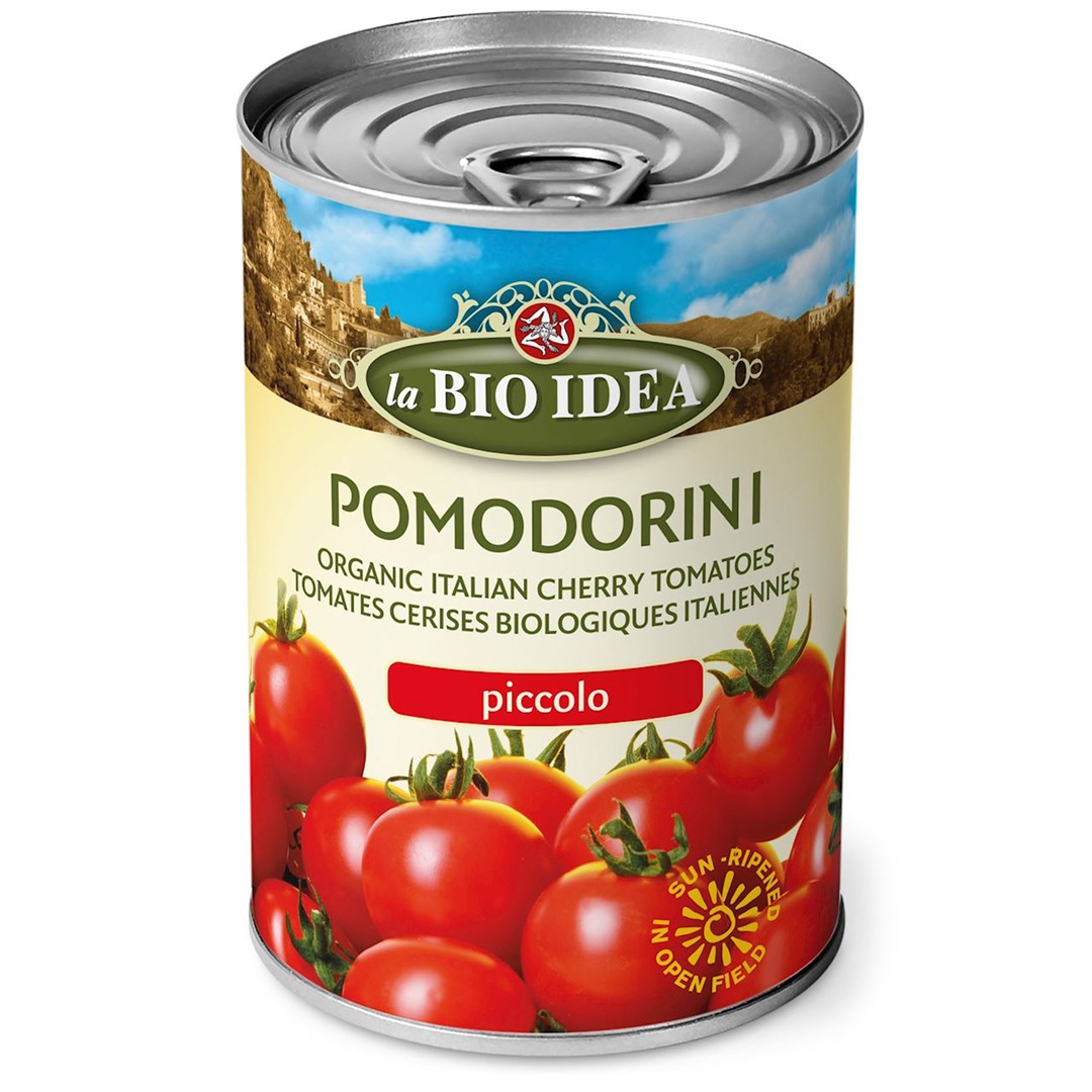 POMIDORY CHERRY W SOSIE POMIDOROWYM BIO 400 g - LA BIO IDEA