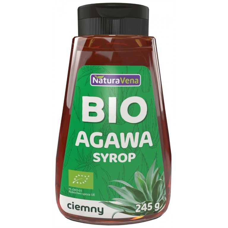 SYROP Z AGAWY CIEMNY BIO 245 g - NATURAVENA