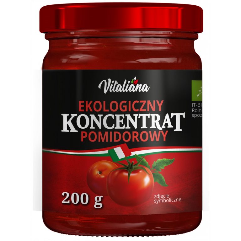 KONCENTRAT POMIDOROWY 22 % BIO 200 g - VITALIANA