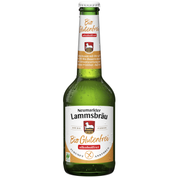 PIWO BEZALKOHOLOWE BEZGLUTENOWE BIO 330 ml - NEUMARKTER LAMMSBRAU