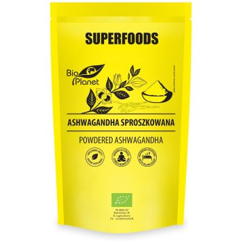 ASHWAGANDHA SPROSZKOWANA BIO 150 g - BIO PLANET SUPERFOODS