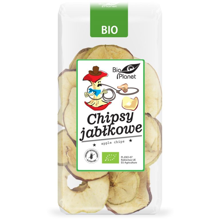CHIPSY JABŁKOWE BEZGLUTENOWE BIO 30 g - BIO PLANET