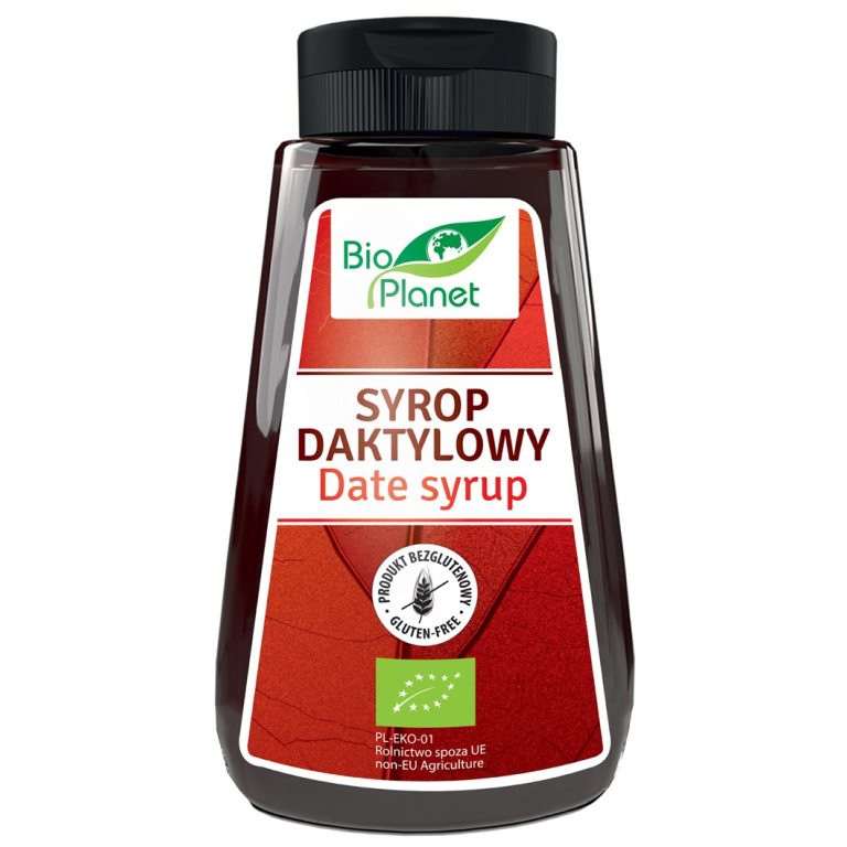 SYROP DAKTYLOWY BEZGLUTENOWY BIO 340 g - BIO PLANET