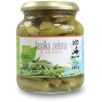 FASOLKA ZIELONA W ZALEWIE BIO 340 g (185 g) (SŁOIK) - BIO PLANET