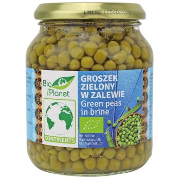 GROSZEK ZIELONY W ZALEWIE BIO 350 g (230 g) (SŁOIK) - BIO PLANET
