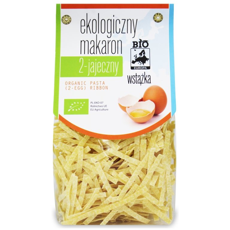 MAKARON (2-JAJECZNY) WSTĄŻKI BIO 250 g - BIO PLANET