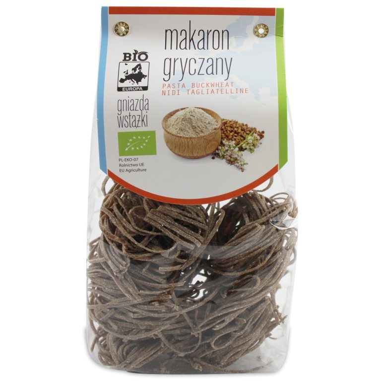 MAKARON (GRYCZANY) GNIAZDA WSTĄŻKI BIO 250 g - BIO PLANET