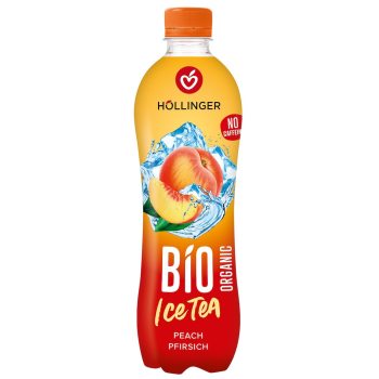 NAPÓJ ICE TEA O SMAKU BRZOSKWINIOWYM BIO 500 ml - HOLLINGER