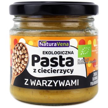 PASTA Z CIECIERZYCY Z WARZYWAMI  BIO 185 g - NATURAVENA