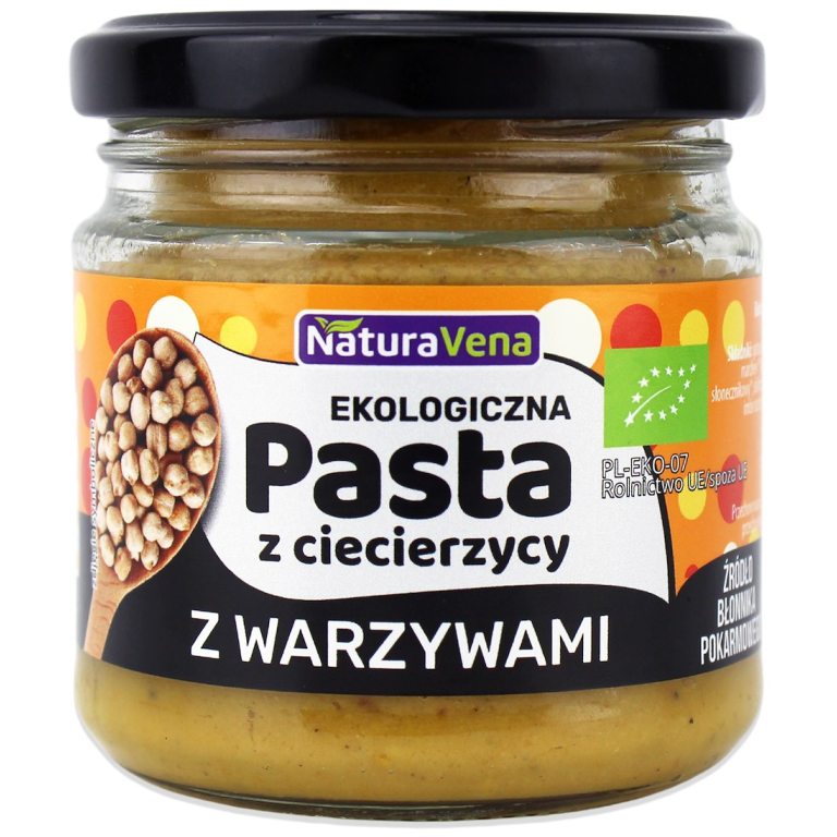 PASTA Z CIECIERZYCY Z WARZYWAMI  BIO 185 g - NATURAVENA