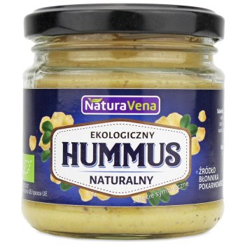 HUMMUS NATURALNY BIO 185 g - NATURAVENA