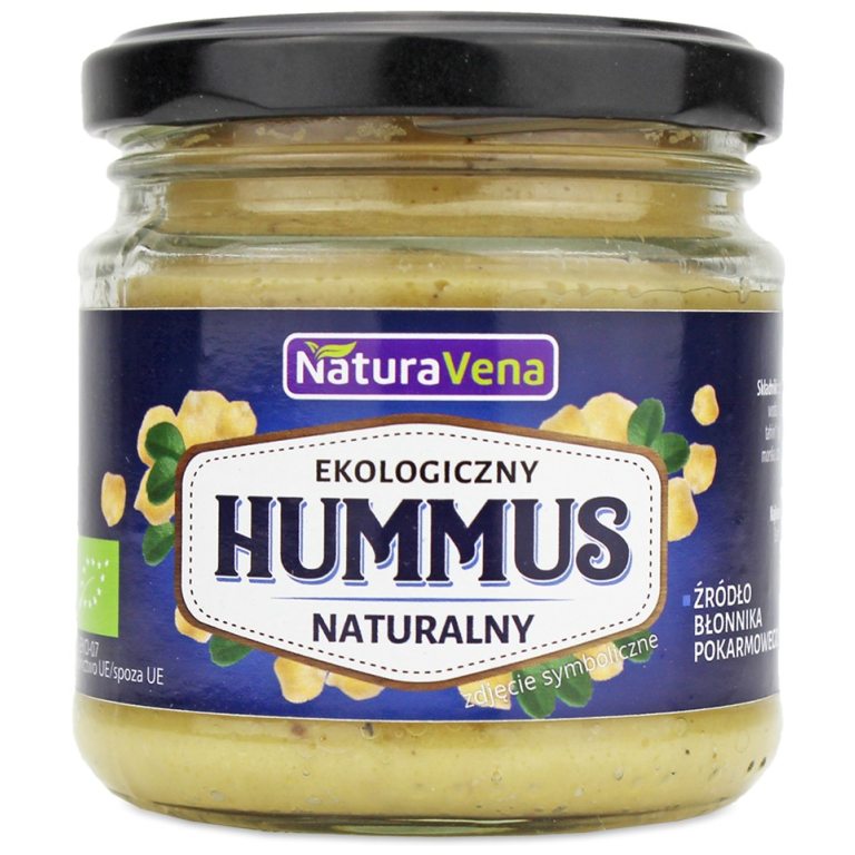 HUMMUS NATURALNY BIO 185 g - NATURAVENA