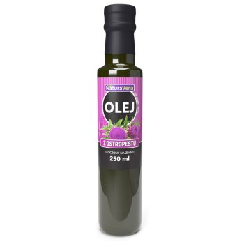 OLEJ Z OSTROPESTU PLAMISTEGO TŁOCZONY NA ZIMNO 250 ml - NATURAVENA
