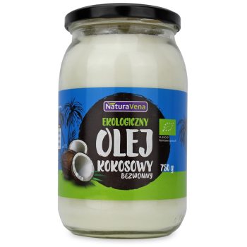 OLEJ KOKOSOWY BEZWONNY BIO 830 ml - NATURAVENA