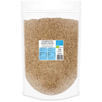 LEN BRĄZOWY (SIEMIĘ LNIANE) BIO 5 kg - HORECA (BIO PLANET)