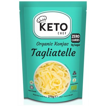 MAKARON (KONJAC) TAGLIATELLE BEZGLUTENOWY BIO 270 g (200 g) - KETO CHEF (BETTER THAN FOODS)