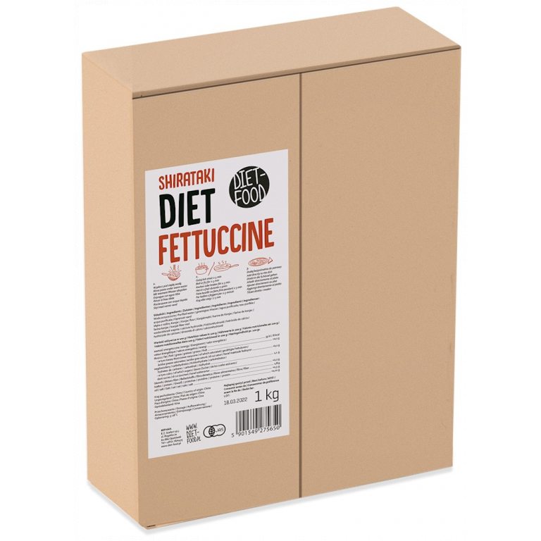 MAKARON (KONJAC) SHIRATAKI FETTUCCINE 1 kg - DIET-FOOD