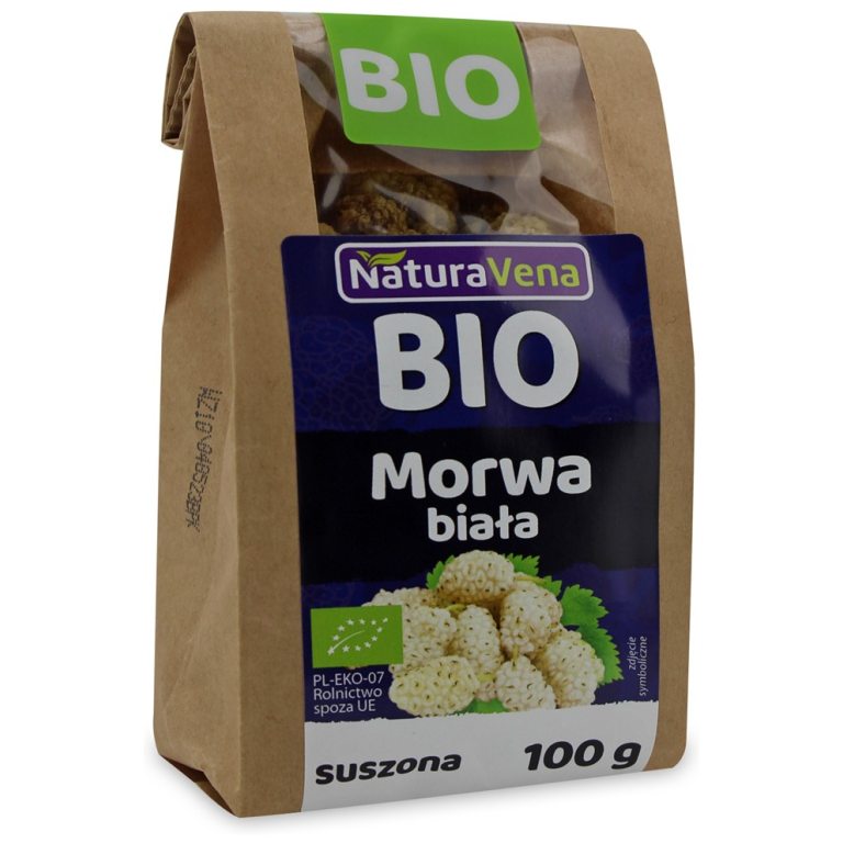 MORWA BIAŁA SUSZONA BIO 100 g - NATURAVENA