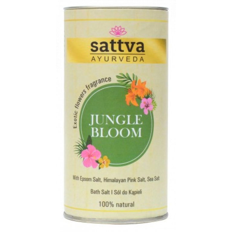 SÓL DO KĄPIELI JUNGLE BLOOM 300 g - SATTVA (AYURVEDA)