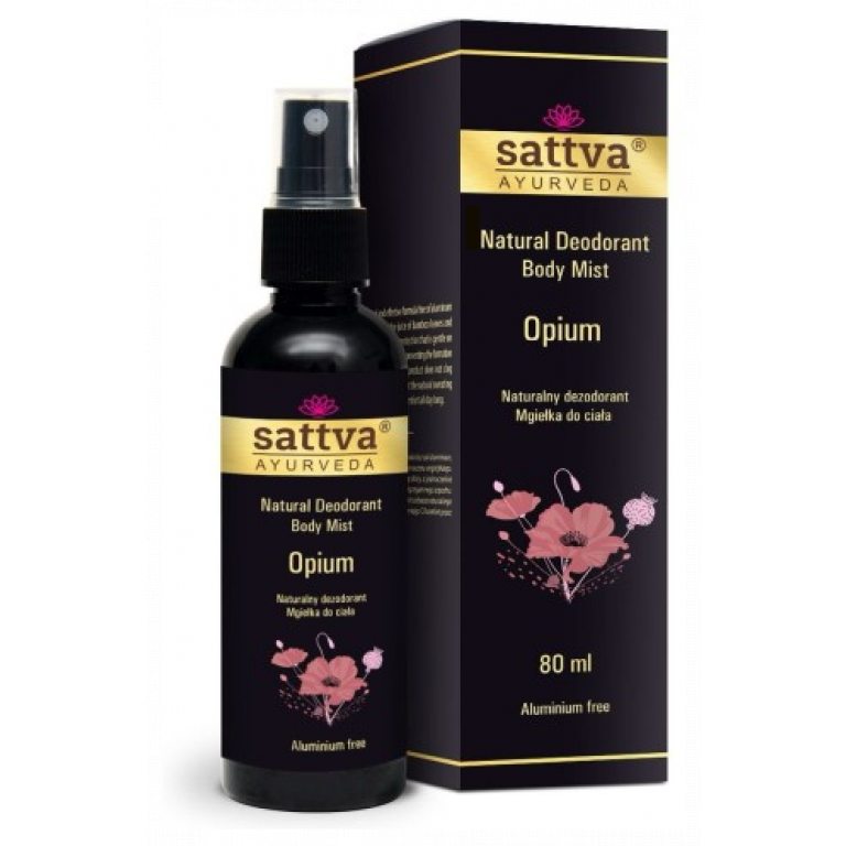 DEZODORANT - MGIEŁKA DO CIAŁA OPIUM 80 ml - SATTVA (AYURVEDA)