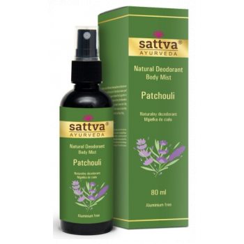 DEZODORANT - MGIEŁKA DO CIAŁA PACZULA 80 ml - SATTVA (AYURVEDA)