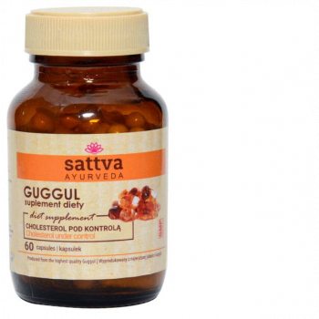 GUGGUL NA KONTROLĘ CHOLESTEROLU 60 KAPSUŁEK - SATTVA (FOODS)