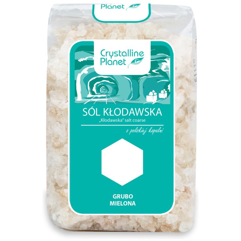 SÓL KŁODAWSKA GRUBO MIELONA 600 g - CRYSTALLINE PLANET