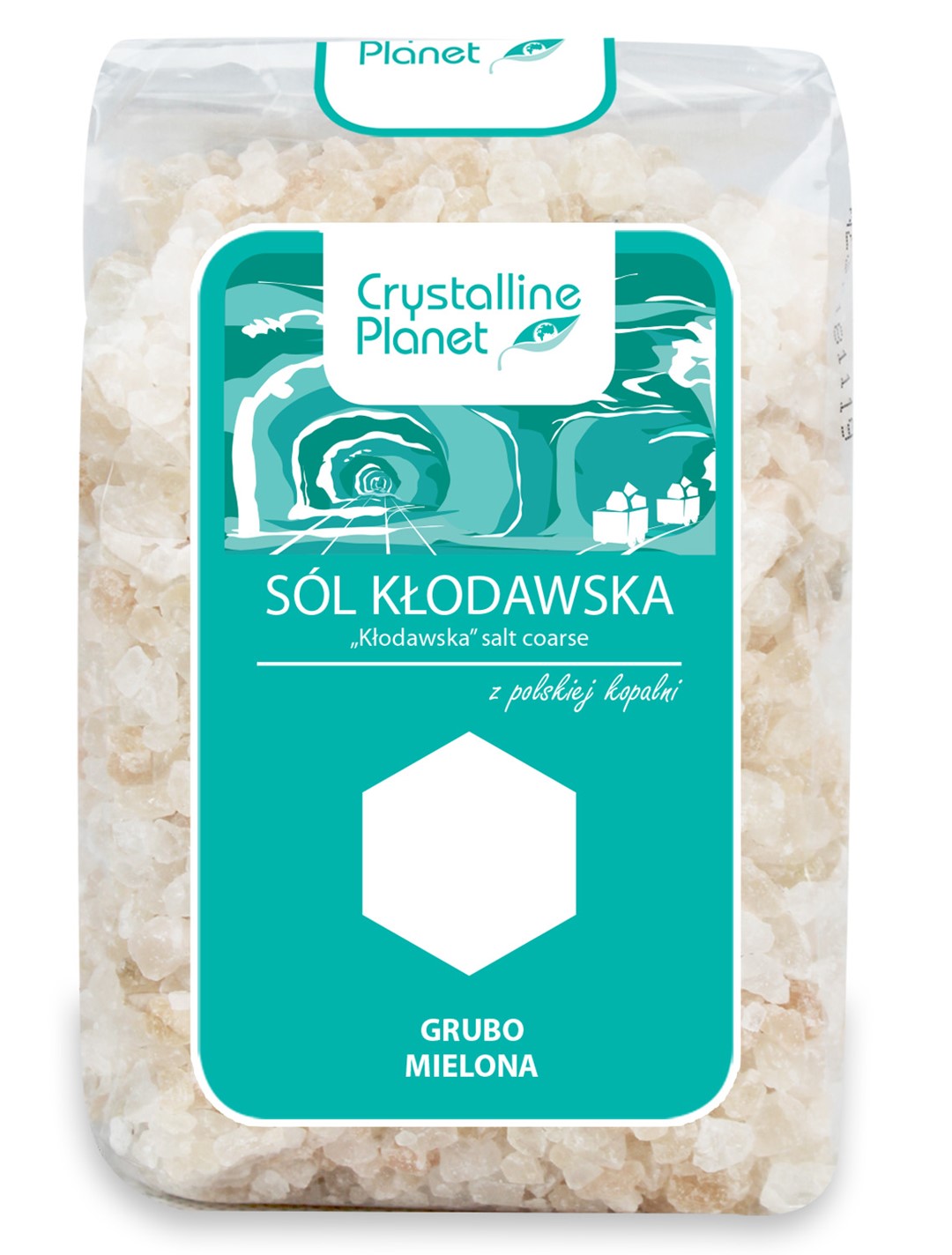 SÓL KŁODAWSKA GRUBO MIELONA 600 g - CRYSTALLINE PLANET