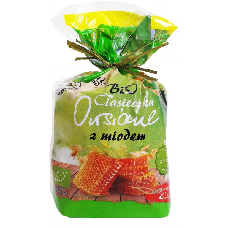 CIASTKA OWSIANE Z MIODEM BIO 150 g - BIO ANIA