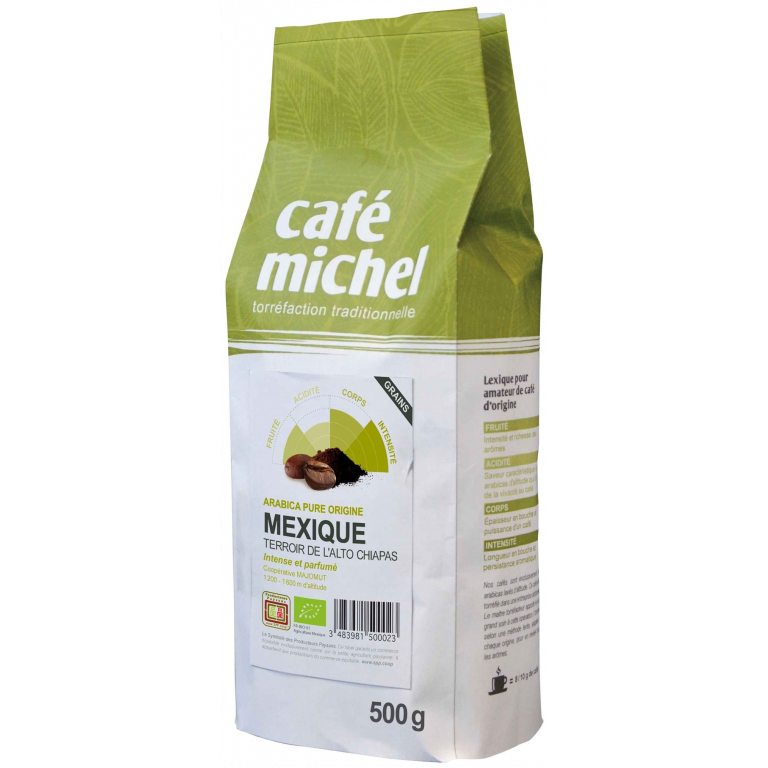 KAWA ZIARNISTA ARABICA 100 % MEKSYK BIO 500 g - CAFE MICHEL