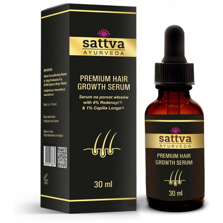 SERUM NA POROST WŁOSÓW 30 ml - SATTVA (AYURVEDA)