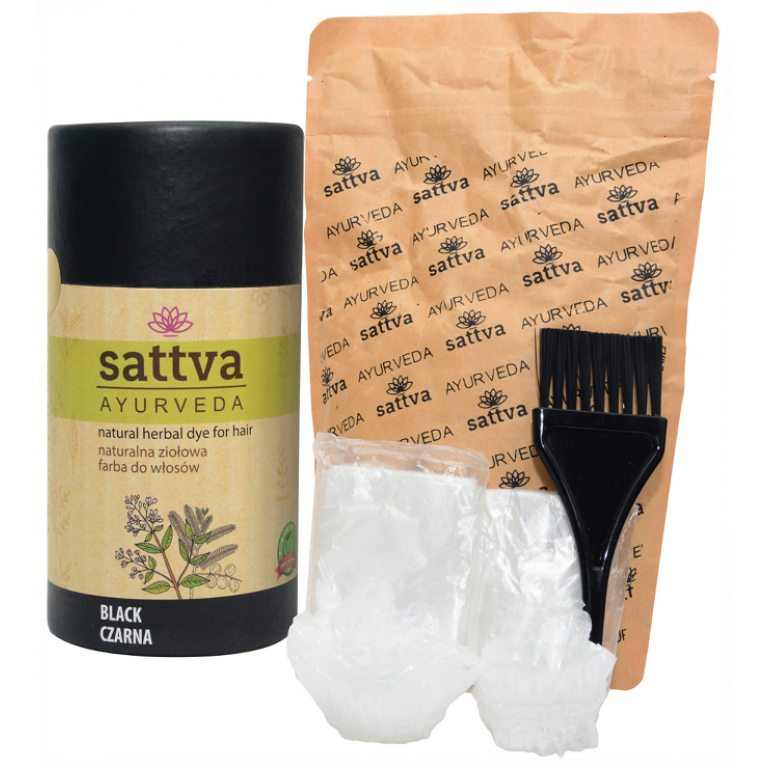 HENNA CZARNA ECO 150 g - SATTVA (AYURVEDA)