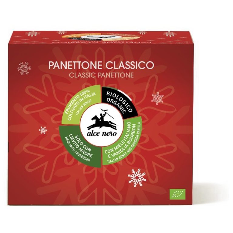 BABKA PANETTONE CLASSICO BIO 750 g - ALCE NERO (PRODUKT  SEZONOWY)