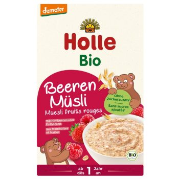 MUSLI Z MALINAMI I TRUSKAWKAMI BEZ DODATKU CUKRÓW OD 1 ROKU DEMETER BIO 200 g - HOLLE