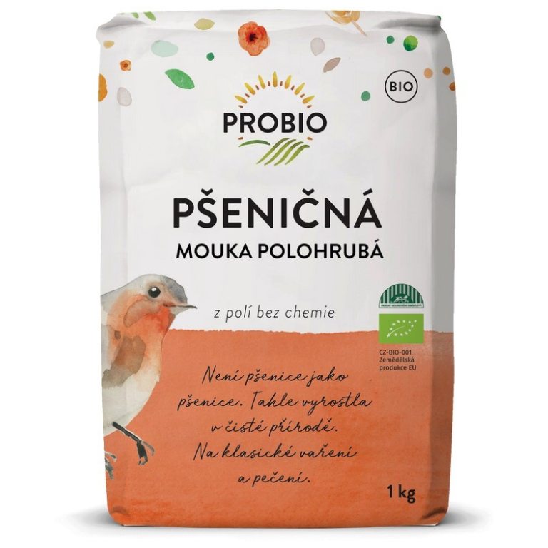 MĄKA PSZENNA KRUPCZATKA TYP 450 BIO 1 kg - PROBIO