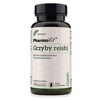 GRZYBY REISHI EKSTRAKT (400 mg) BEZGLUTENOWY 90 KAPSUŁEK - PHARMOVIT (CLASSIC)
