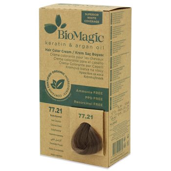 FARBA DO WŁOSÓW MROŻONY KARMEL (77.21) 250 g - BIOMAGIC
