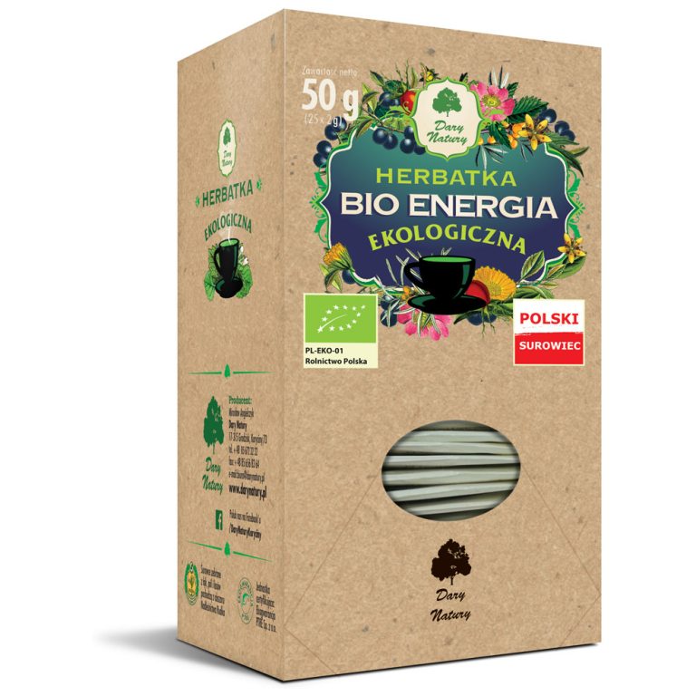 HERBATKA ENERGIA BIO (25 x 2 g) 50 g - DARY NATURY