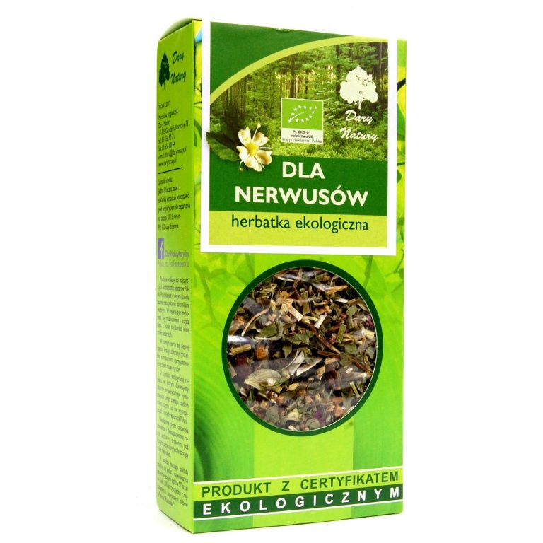 HERBATKA DLA NERWUSÓW BIO 50 g - DARY NATURY