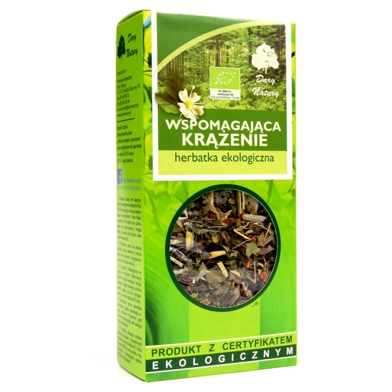 HERBATKA WSPOMAGAJĄCA KRĄŻENIE BIO 50 g - DARY NATURY